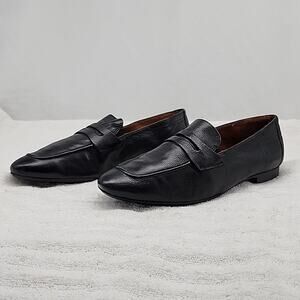 PAUL GREEN STYLE NATALIE PENNY LOAFERS IN BLACK SOFT LEATHER  LADIES 5.5 NWOB